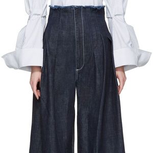 Jacquemus super wide leg high rise jeans